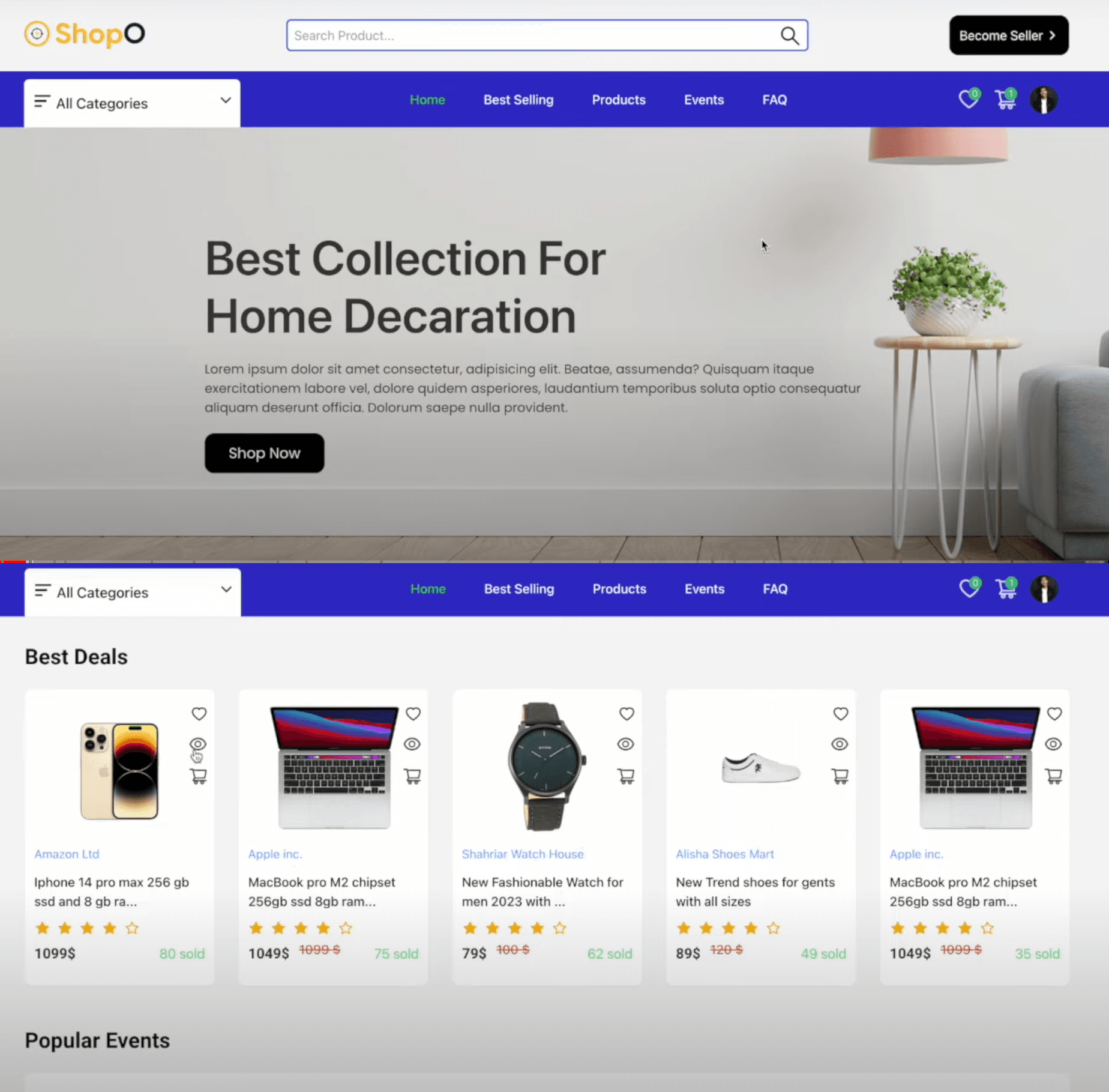 E-Commerce Application - Work in Progress